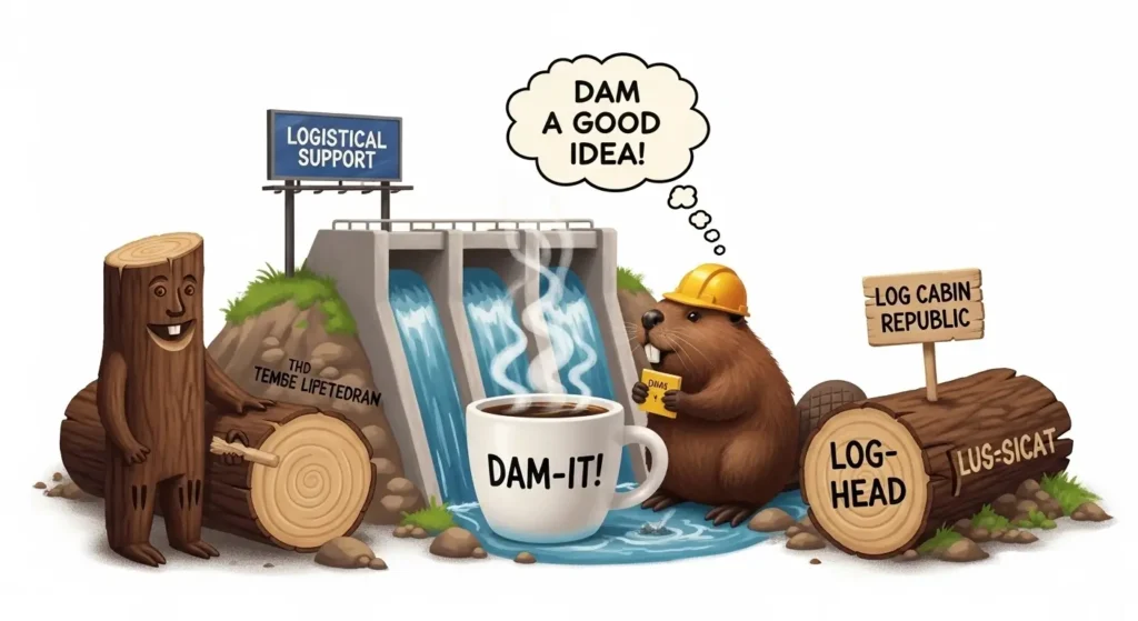 Beaver Puns About Dams and Logs