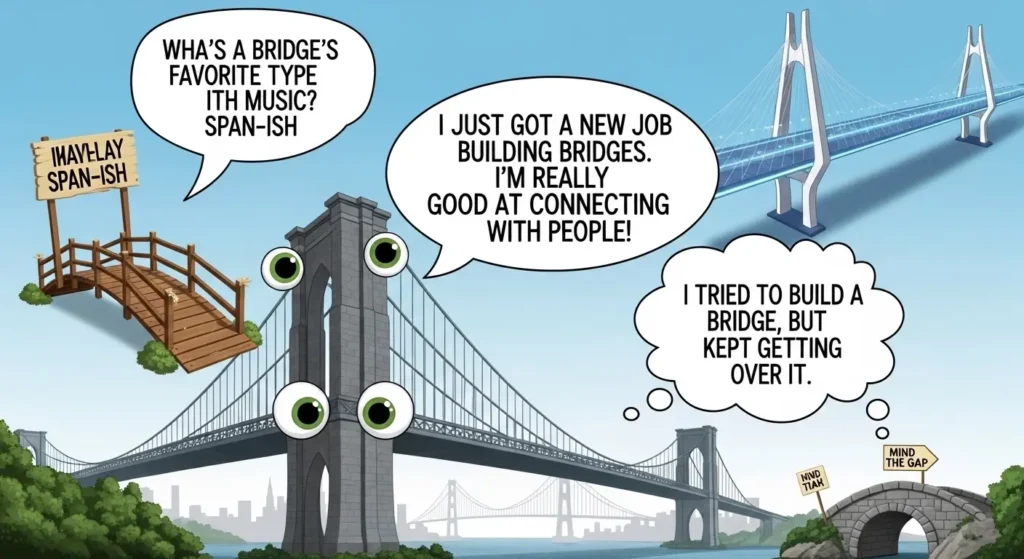 Best Bridge Puns for Captions