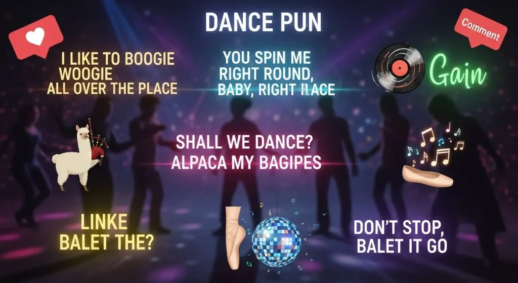 Best Dance Puns for Instagram Captions