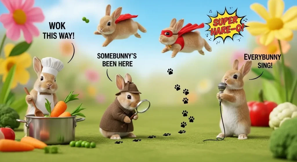 Best Rabbit Puns for Captions