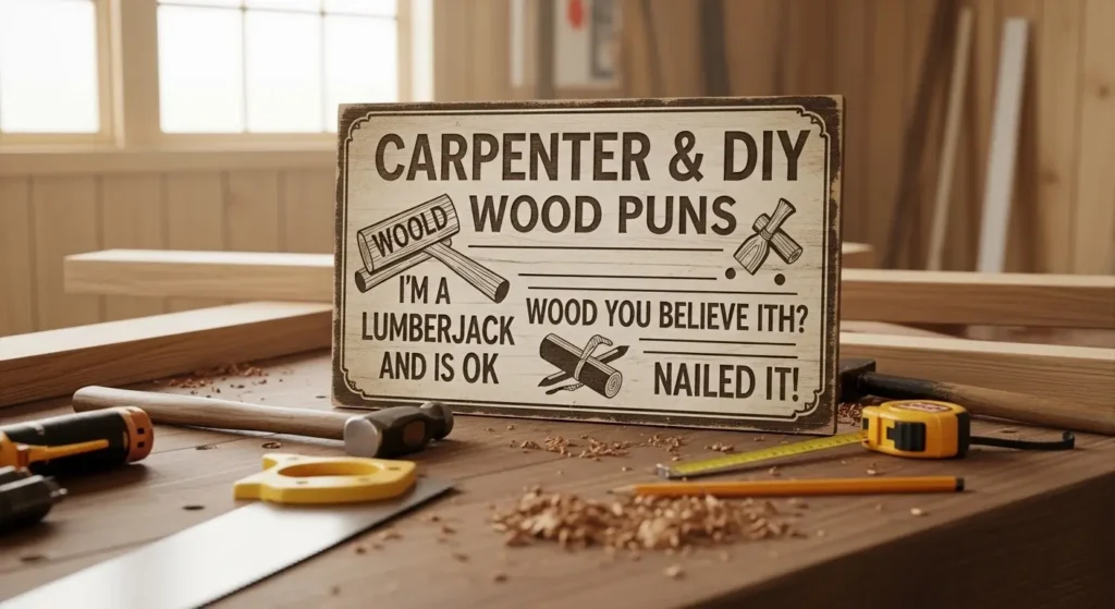 Carpenter & DIY Wood Puns