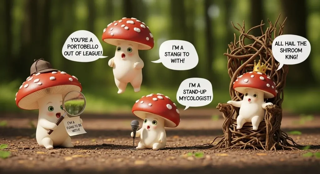 Clever Mushroom Puns for Texts and Chats
