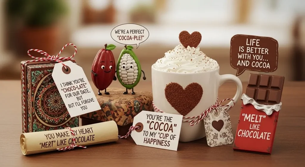 Cocoa Puns for Love and Romance