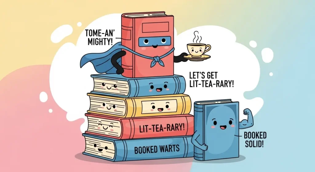Creative Book Puns for Social Media