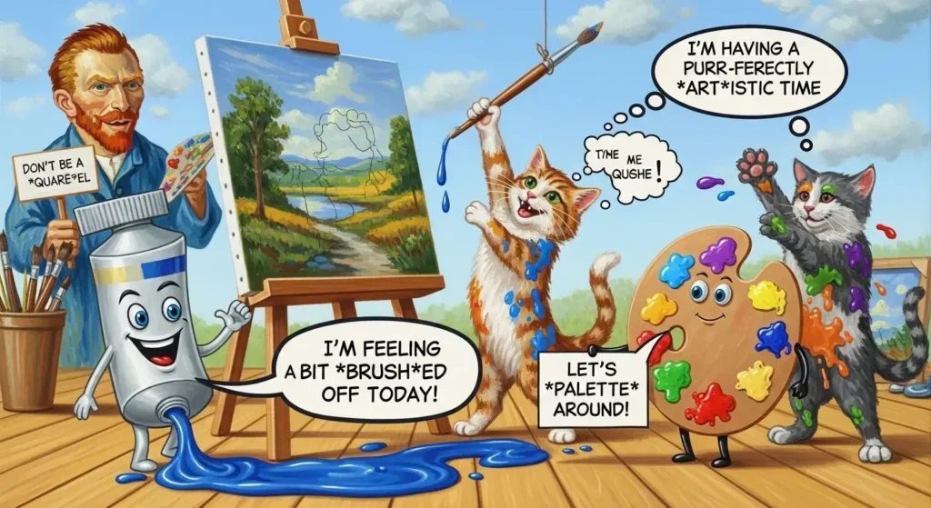 Creative Painting Puns for Fun Conversations