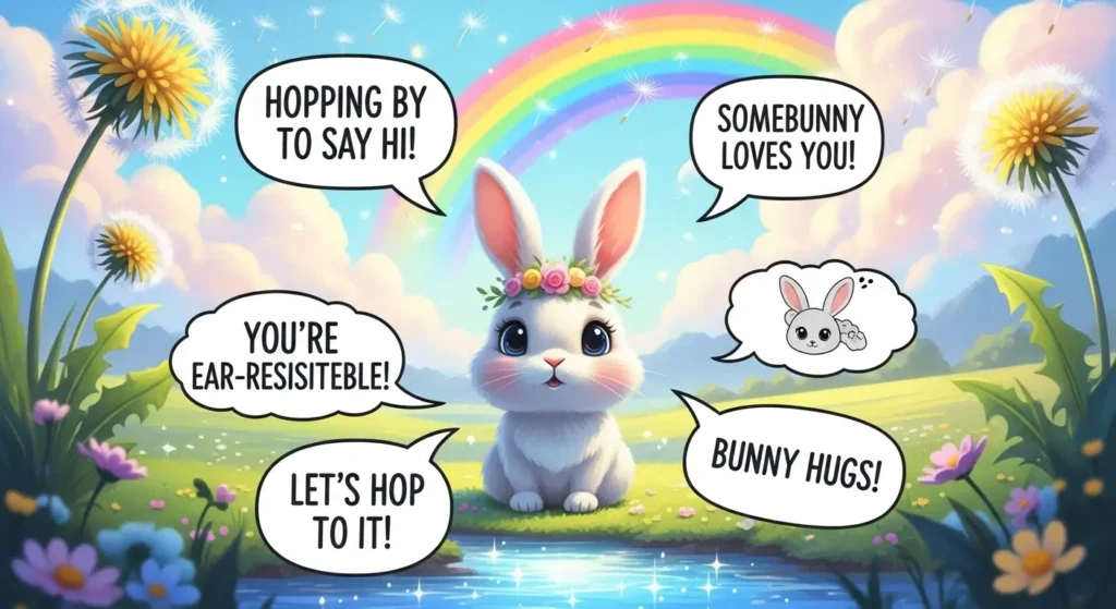 Cute Bunny Puns for Text Messages
