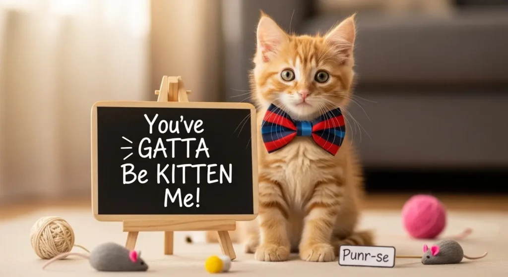 Cute Cat Puns for Captions