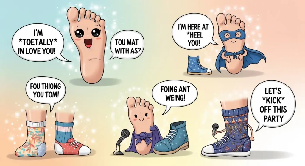 Cute Foot Puns for Lighthearted Moments