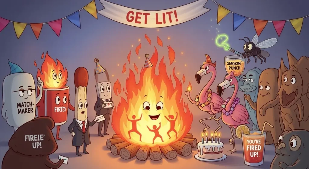 Fire Puns for Party and Celebration
