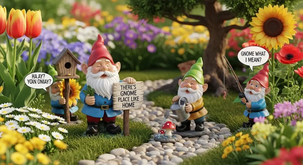 Gnome Puns for Garden Lovers