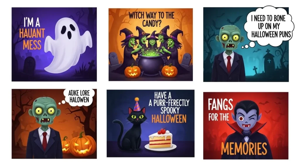 Halloween Puns for Captions 