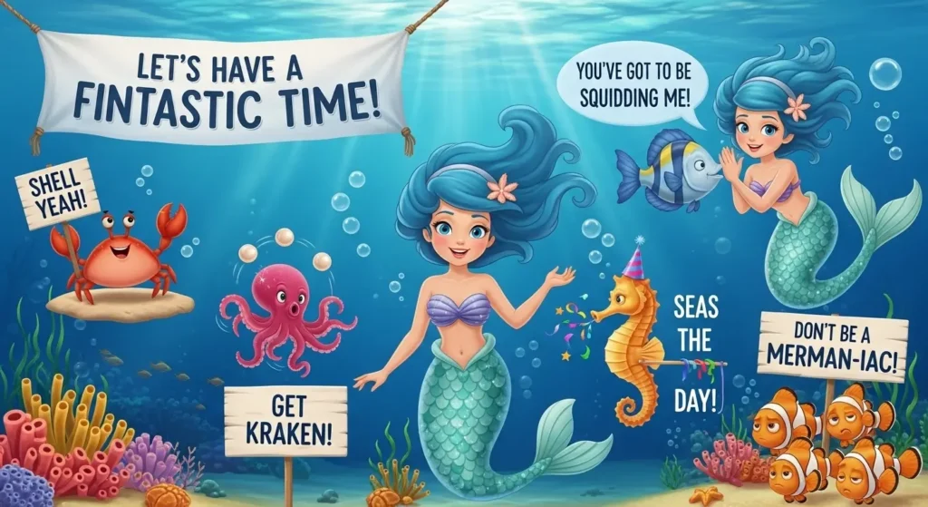 Mermaid Puns for Parties and Events