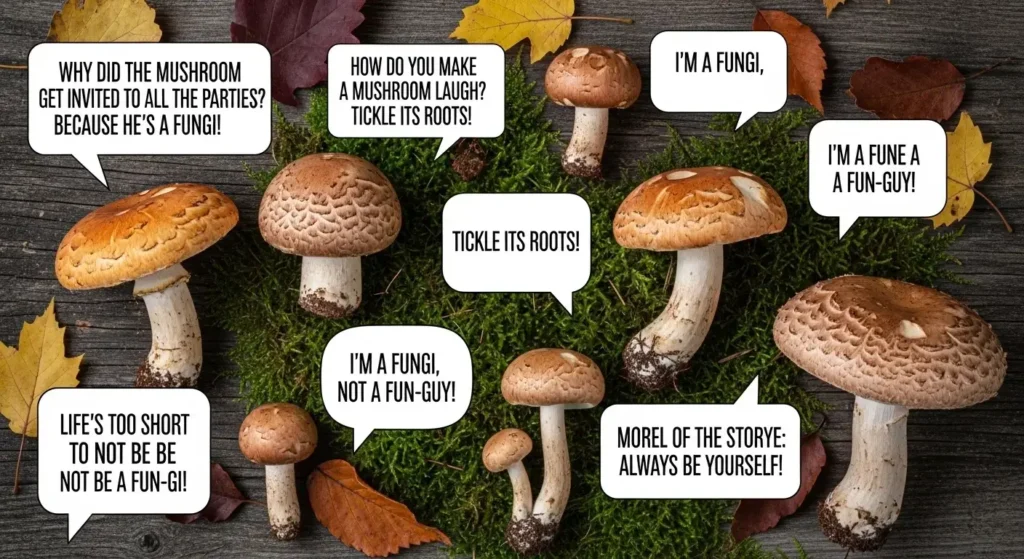 Mushroom Puns for Instagram Captions 