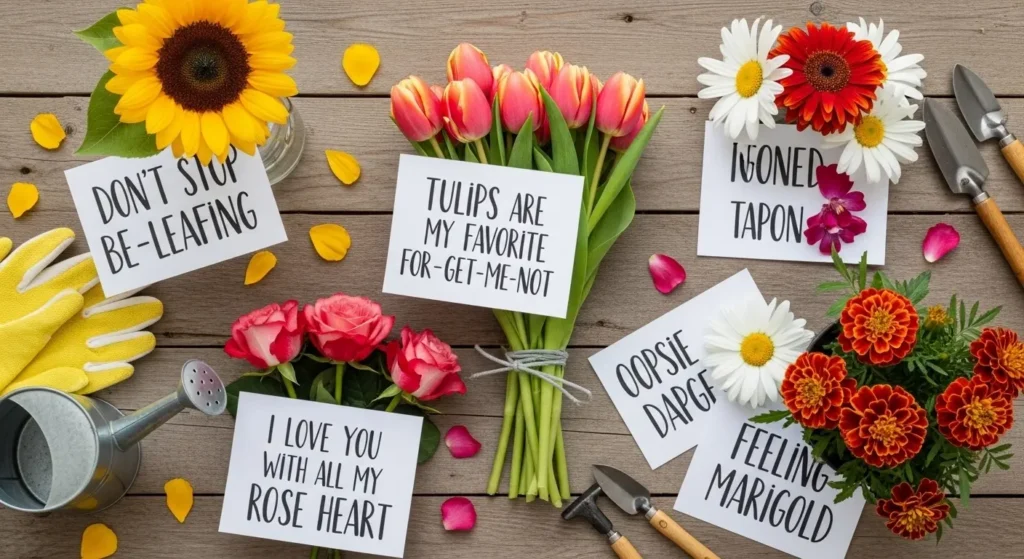 Popular Flower Puns for Social Media Posts