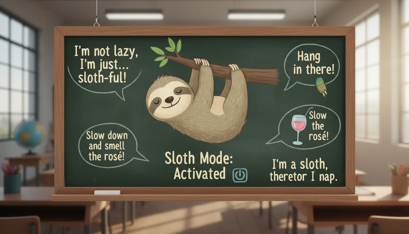 Sloth Puns