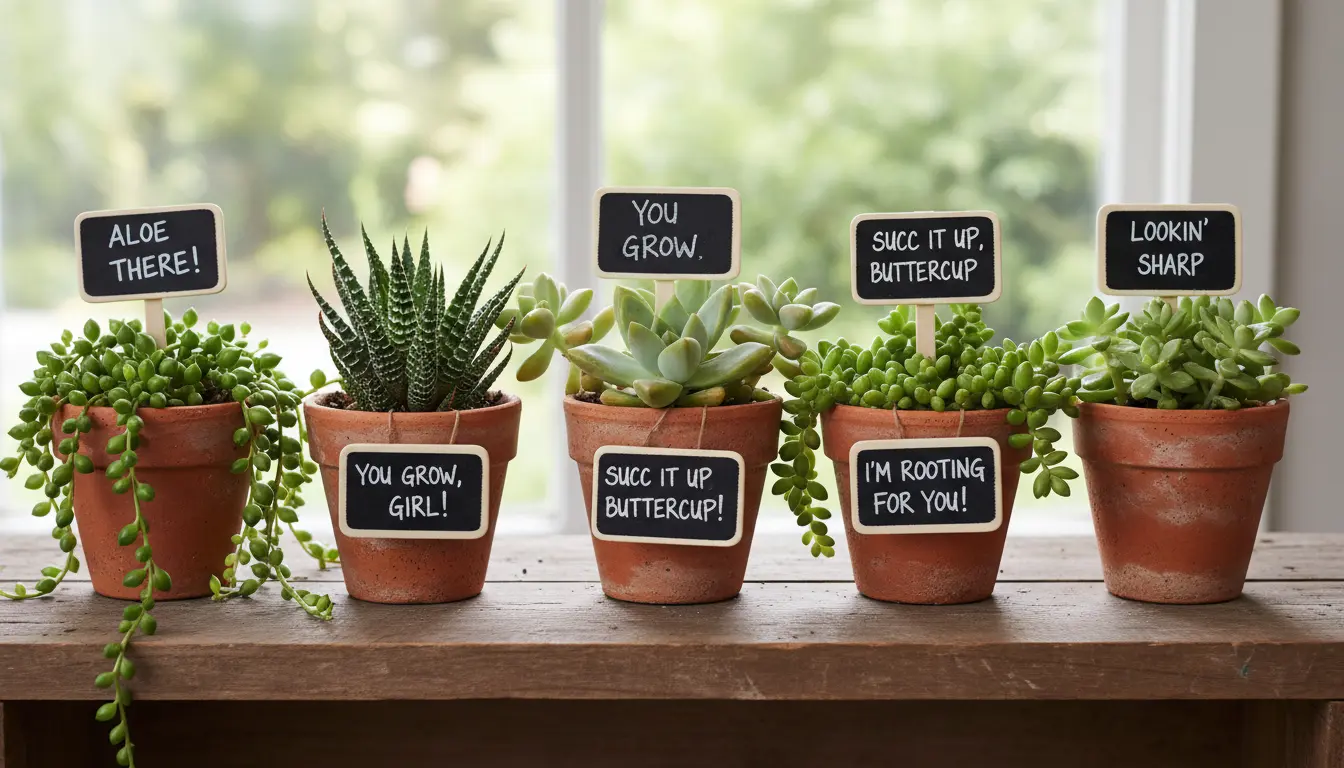 Succulent Puns