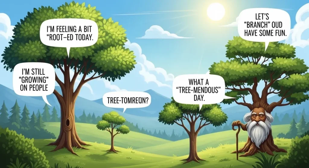 Tree Puns for Fun Conversations