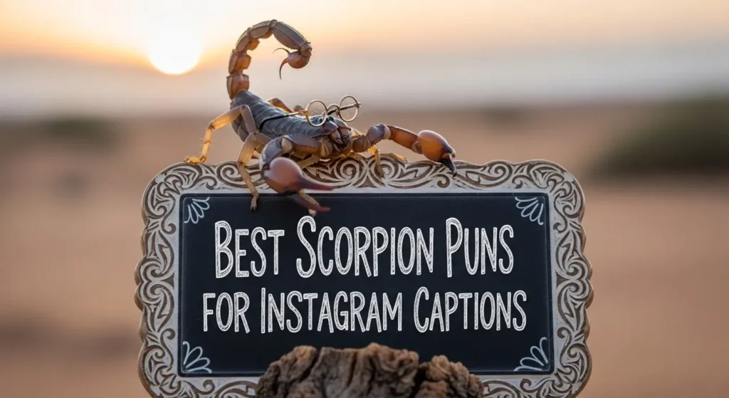 Best Scorpion Puns for Instagram Captions