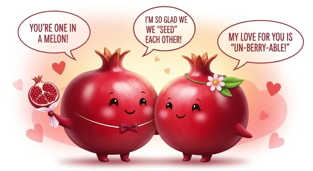 Cute Pomegranate Puns for Couples