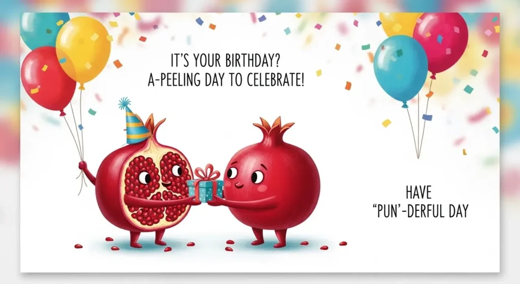 Pomegranate Birthday Puns