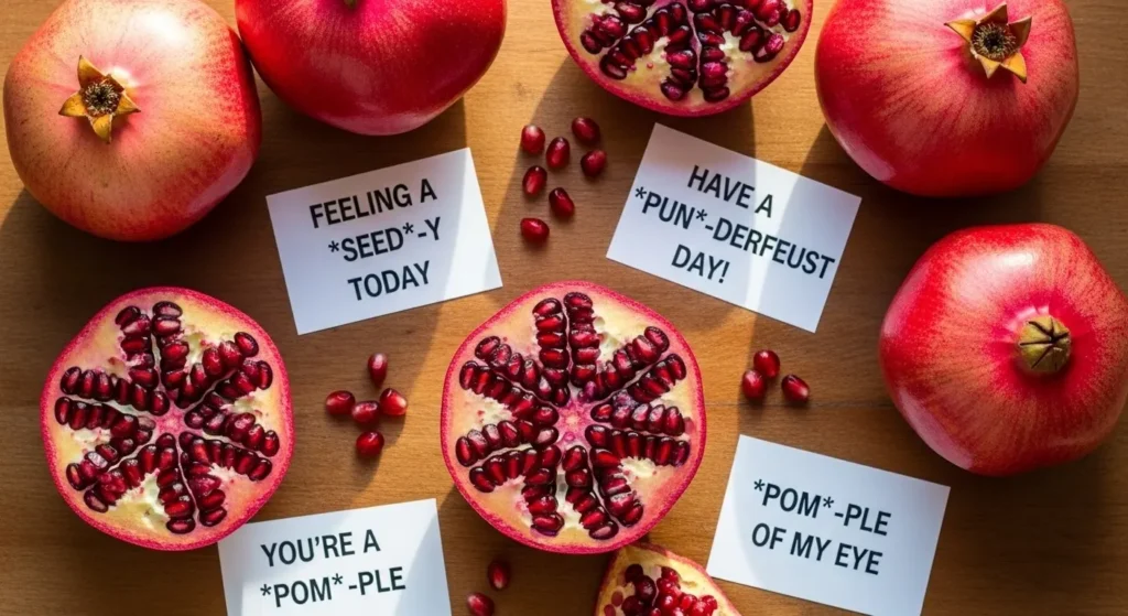 Pomegranate Puns for Instagram Captions
