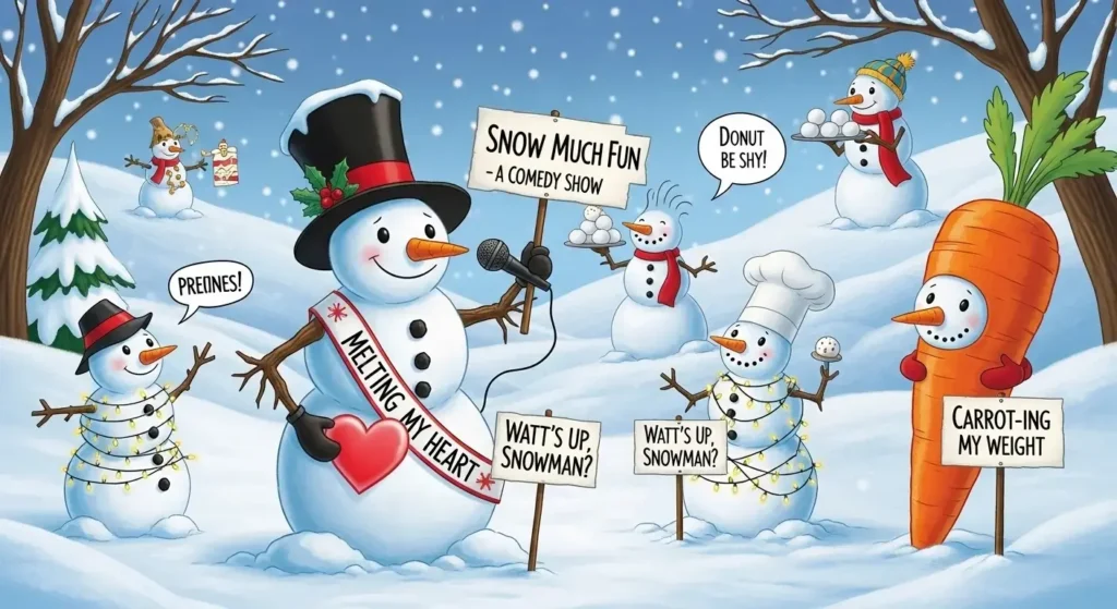 Snowman Puns for Kids