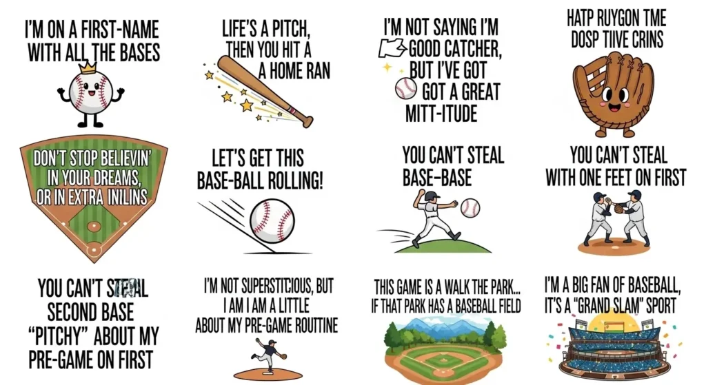 Baseball Pun Captions for Instagram