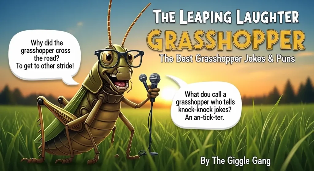 Best Grasshopper Jokes and Puns