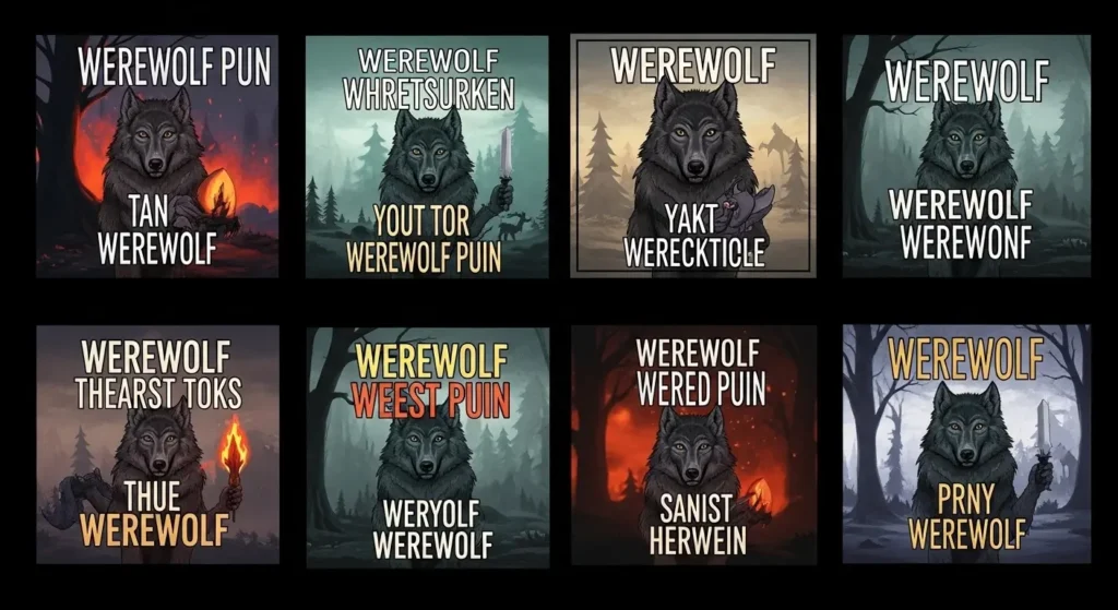 Best Werewolf Puns for Social Media 