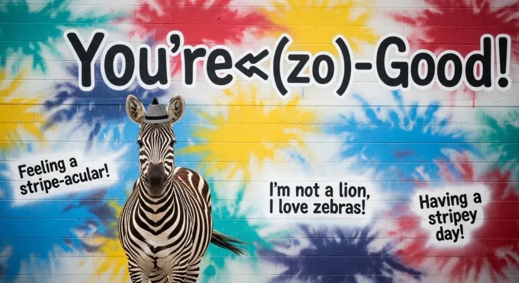 Best Zebra Puns for Captions