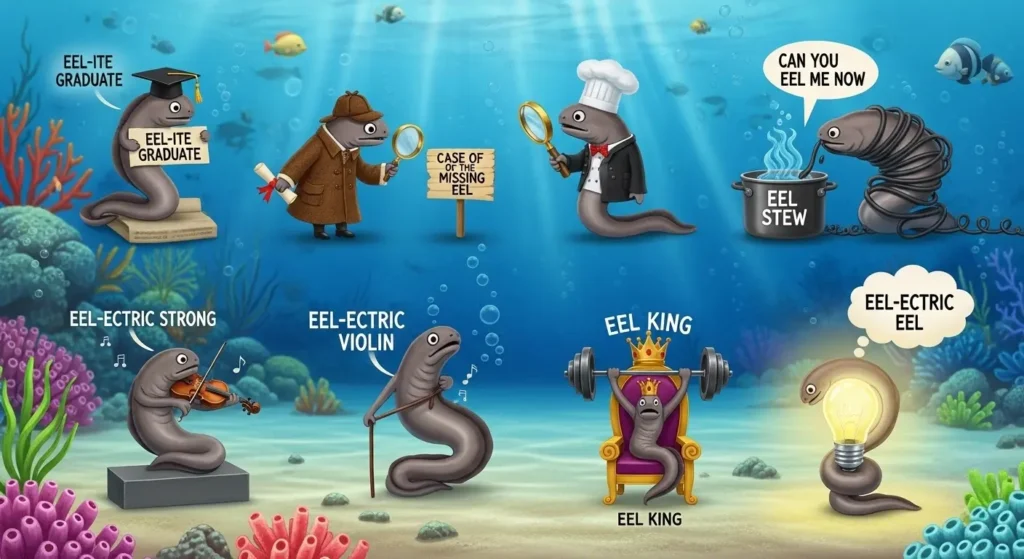 Clever Eel Puns and Wordplay