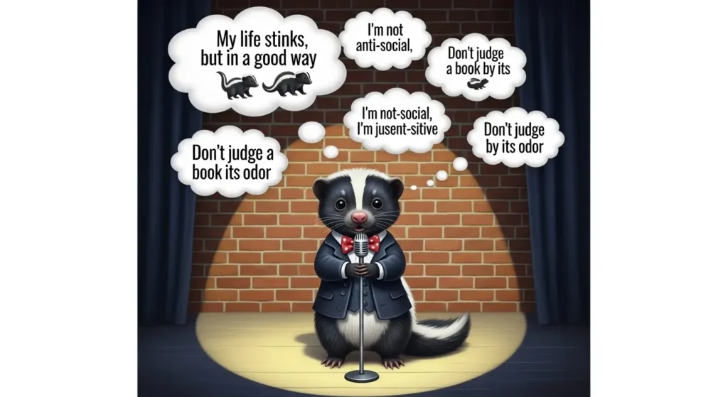 Clever Skunk One-Liners