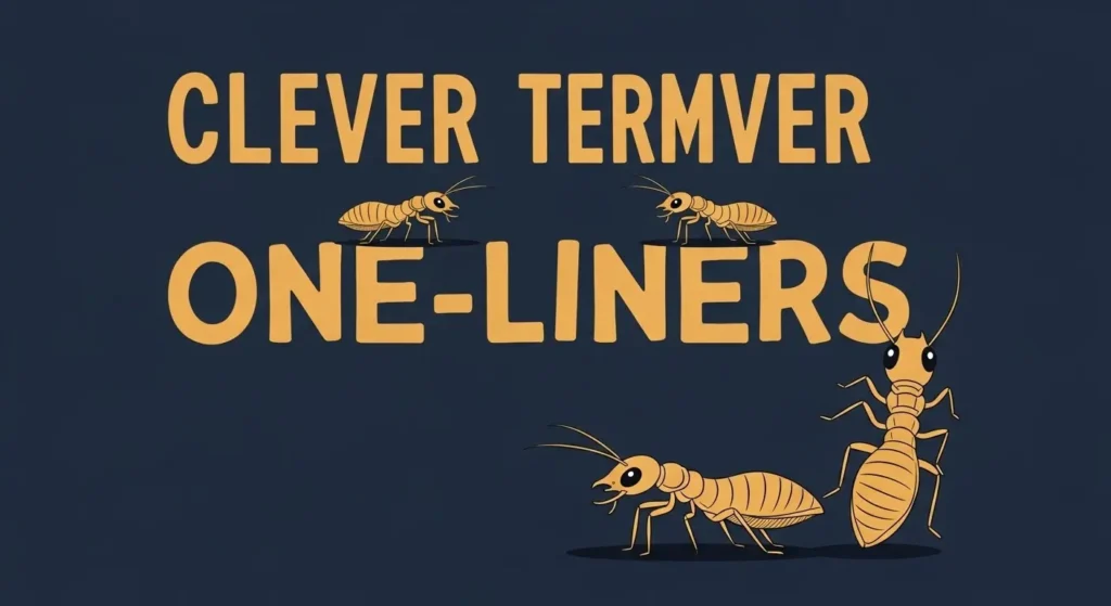 Clever Termite One-Liners
