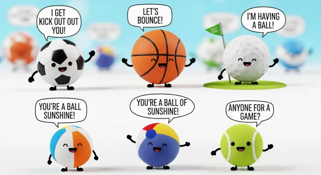 Cute Ball Puns for Kids