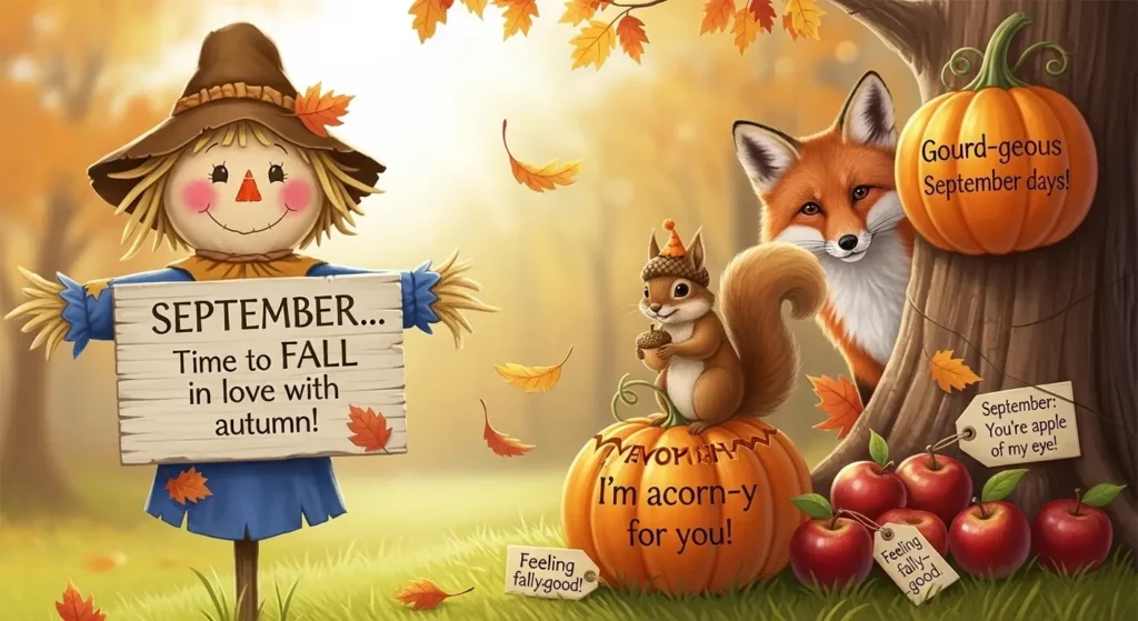Cute September Puns About Fall