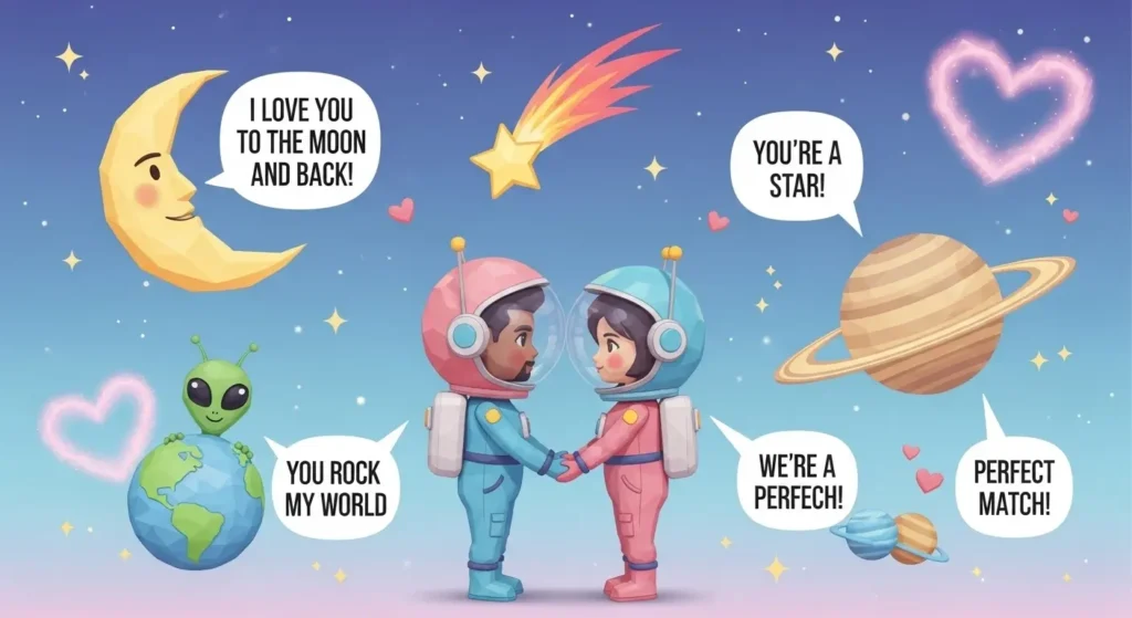 Cute Space Puns for Couples