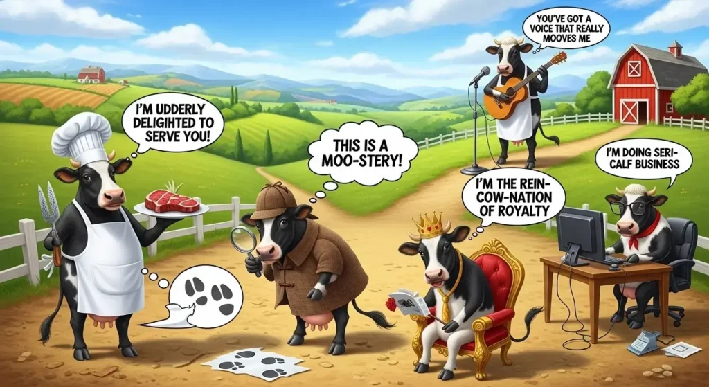Funny Cow Puns
