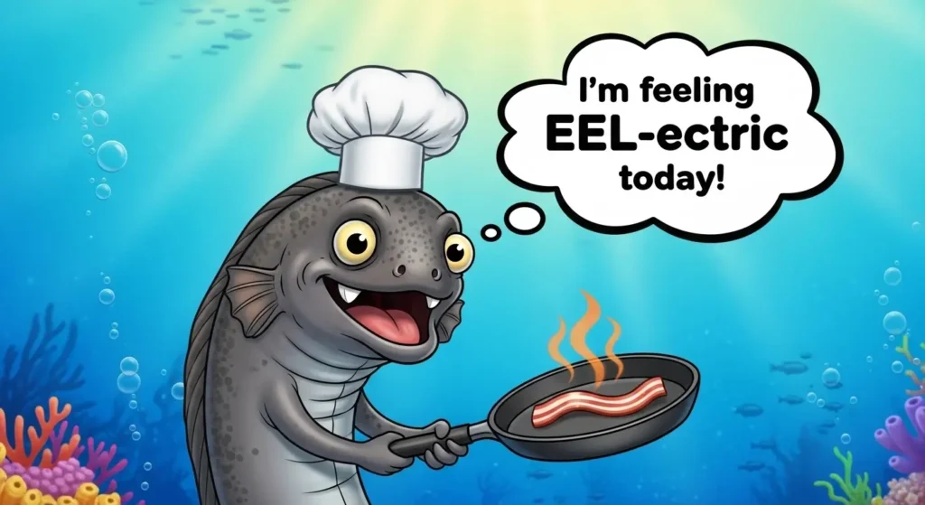 Funny Eel Puns for Instagram Captions
