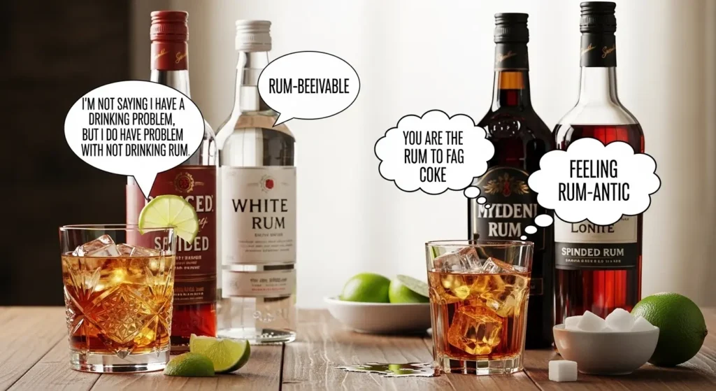 Funny Rum Puns for Instagram Captions