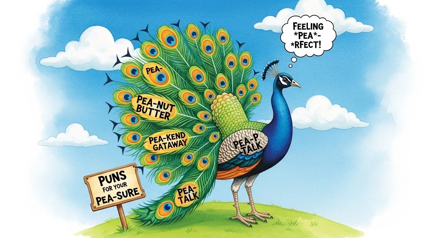 Peacock Puns