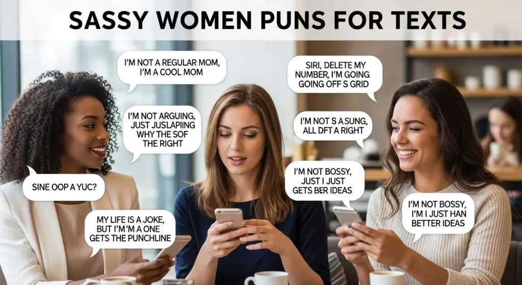 Sassy Women Puns for Texts