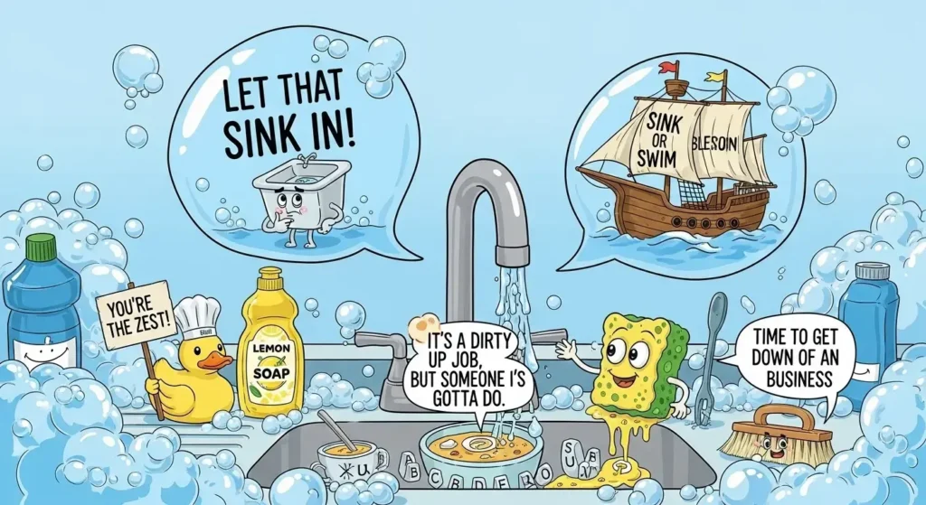 Sink Puns for Cleaning Humor