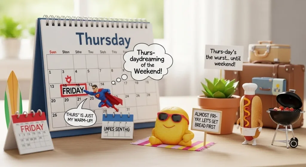 Thursday Weekend Puns for Weekend Motivators