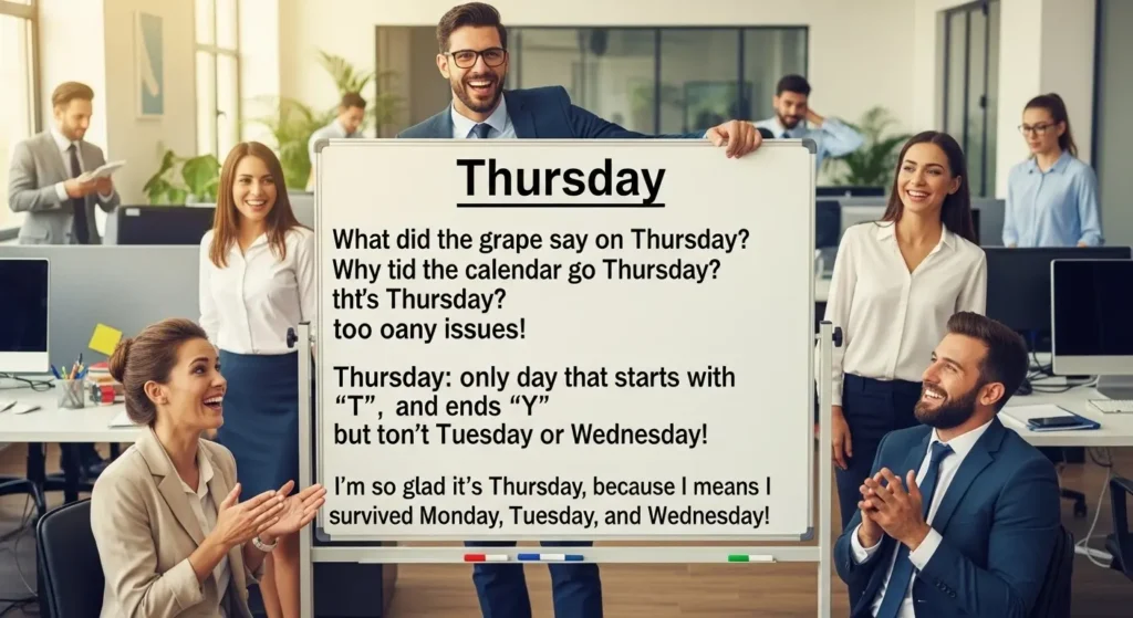 Thursday Work Puns for Office Humor
