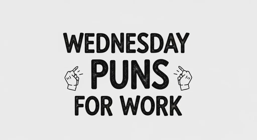 Wednesday Puns for Work