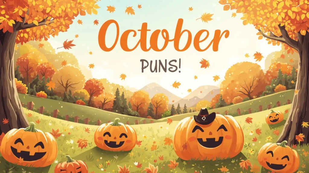 Cute October Puns