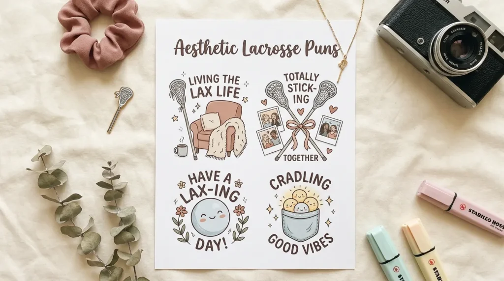 Aesthetic Lacrosse Puns