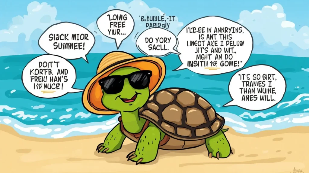 Beach Tortoise Puns