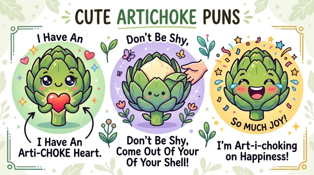 Cute Artichoke Puns