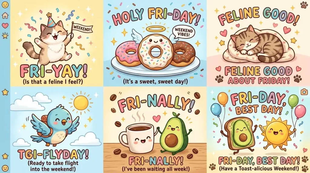 Cute Friday Puns 